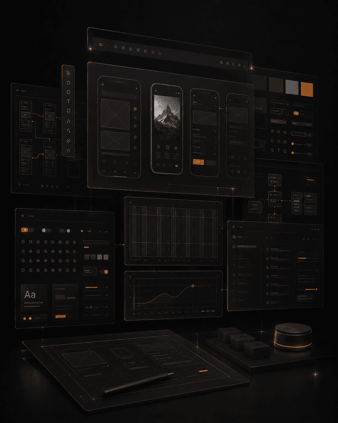 Product UI/UX Design visual